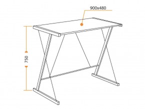 Стол WD-09 concrete в Златоусте - zlatoust.mebel74.com | фото 2