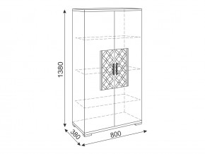 Тумба 2 двери М13 Тиффани в Златоусте - zlatoust.mebel74.com | фото 2