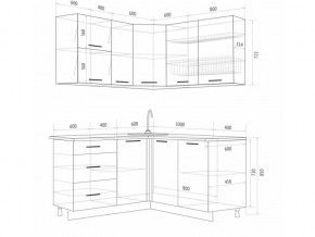 Угловой кухонный гарнитур Флоренс Грин в Златоусте - zlatoust.mebel74.com | фото 4